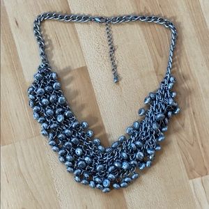 Chunky Metal Bead Necklace